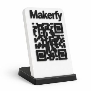 Makerfy QR-Code Schild